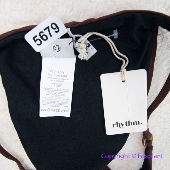NEW Rhythm Free People Ring Itsy Bikini Bottom in chocolate, size L - Picture 11 of 11